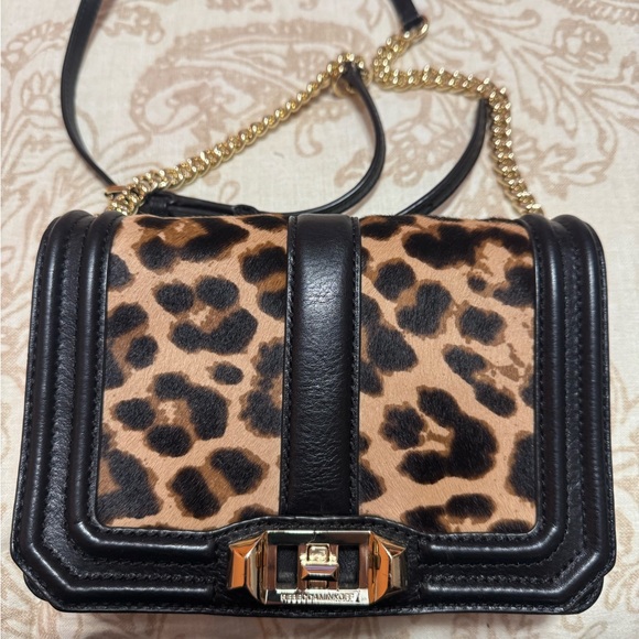 Rebecca Minkoff small love leopard crossbody - Picture 3 of 15